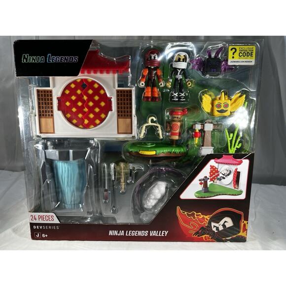 DevSeries Ninja Legends Valley Action Figure Playset New Exclusive Virtual Code - Picture 1 of 16